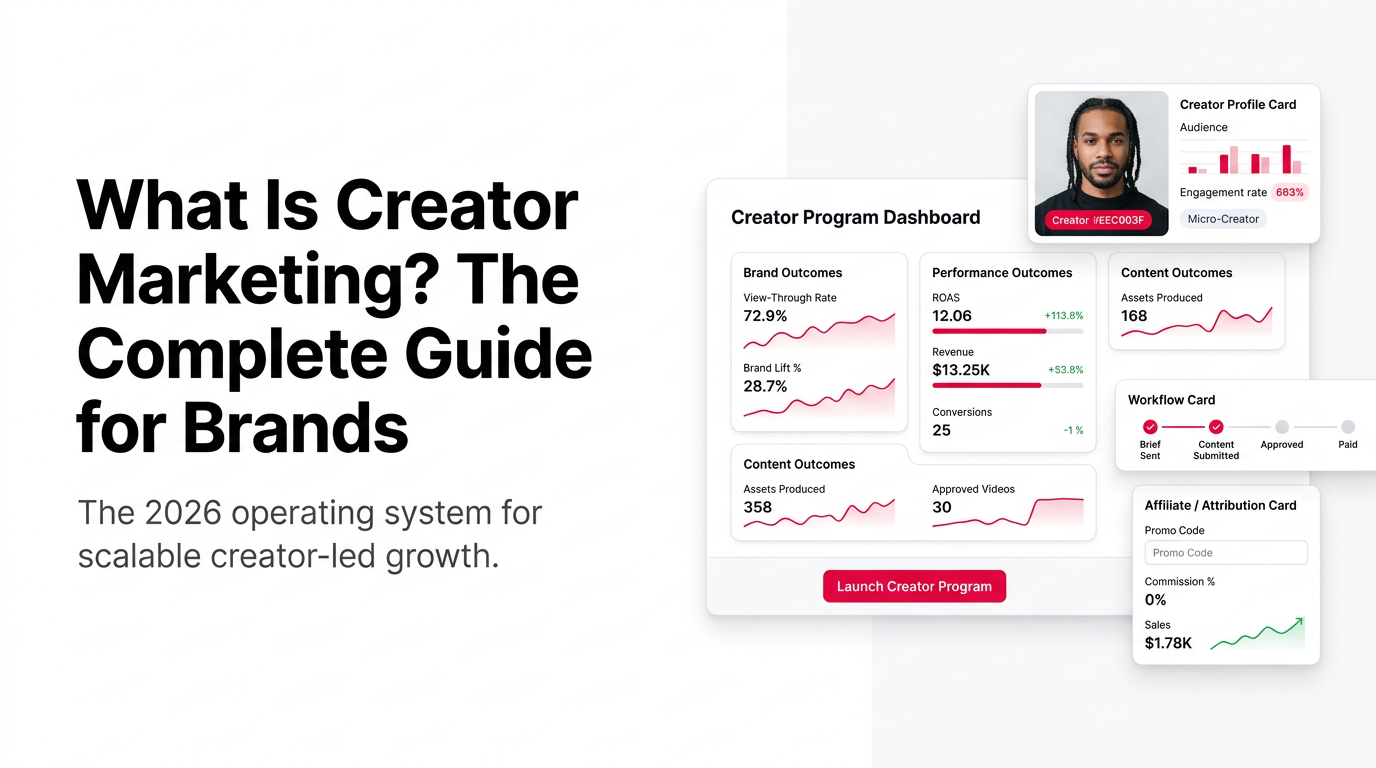 Creator Marketing for Brands: The 2026 Complete Guide