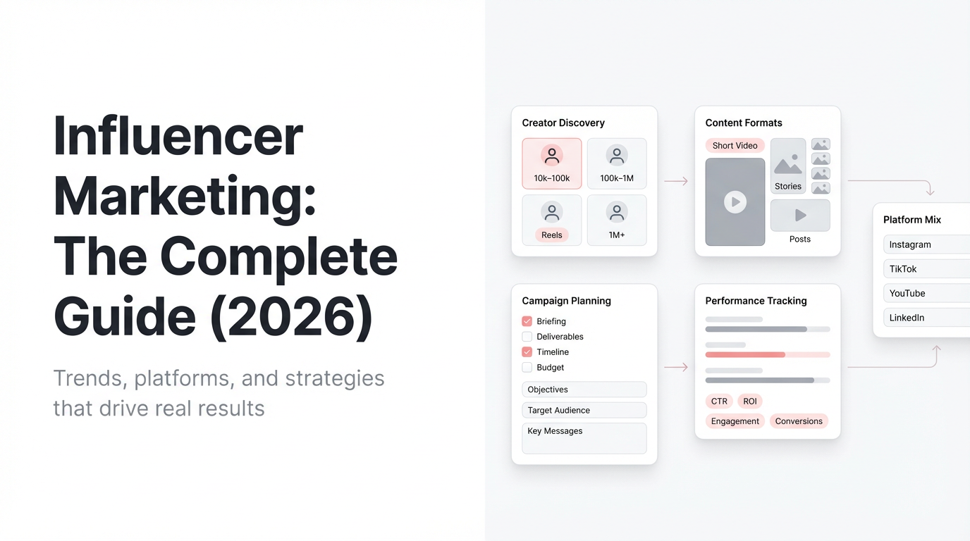 The Complete Guide to Influencer Marketing in 2026